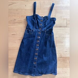 madewell denim jumper.